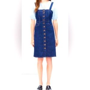 Madewell Denim Overall Button Down Dress